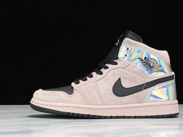 Rep Air 1 Iridescent Dirty Powder Mid BQ6472-602 (W) Jordan 0607